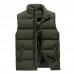 Thick Warm Sleeveless Coat Stand Collar Inluslated Padded Vest for Men Plus Size M  4XL