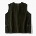 Men SingleBreasted Corduroy Vintage Vest