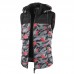 Mens Camo Patchwork Detachable Hooded Thick Warm Padded Vest