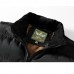 Mens Casual Thick Warm Fleece Stand Collar Solid Color Outdoor Vest