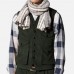 Mens Retro Corduroy Vest Multi Pockets Sleeveless Coat Tops