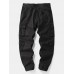 Mens Casual Multi Pockets 100  Cotton Cargo Pants