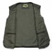 Mens Multi Big Pockets Outdoor Fishing Vest Solid Color Photographic Waistcoats