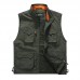 Outdoor Utility Plus Size Multi Pockets Mesh Breathable Photography Fishing Work Vest for Men