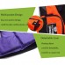 Mens Multi Pockets Sea Fishing Clothes Floating Objects Removable Life Jacket Vest