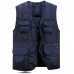 Outdoor Tactical Functional Photography Fishing Multi  pocket Thick Warm Sleeveless Vest