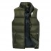 Mens Big Size Stand Collar Thick Warm Down Cotton Padded Casual Vest Coat