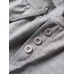 Mens Plain Zipper Pocket Button Fly Drawstring Waist Casual Jogger Pants