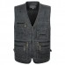 Mens Outdoor Fishing Solid Color Multi  pocket Photojournalist Cotton Vest Waistcoat Big Size M  5XL